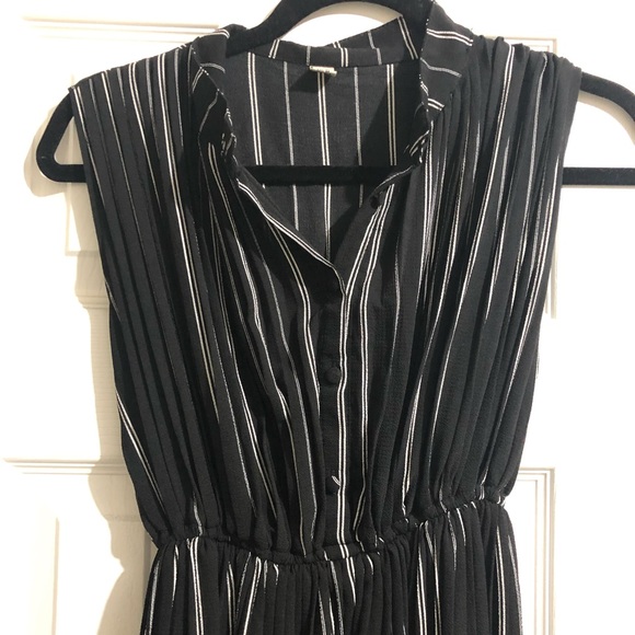 NWOT Nordstrom - Striped Dress Cinched Waist - Picture 2 of 2